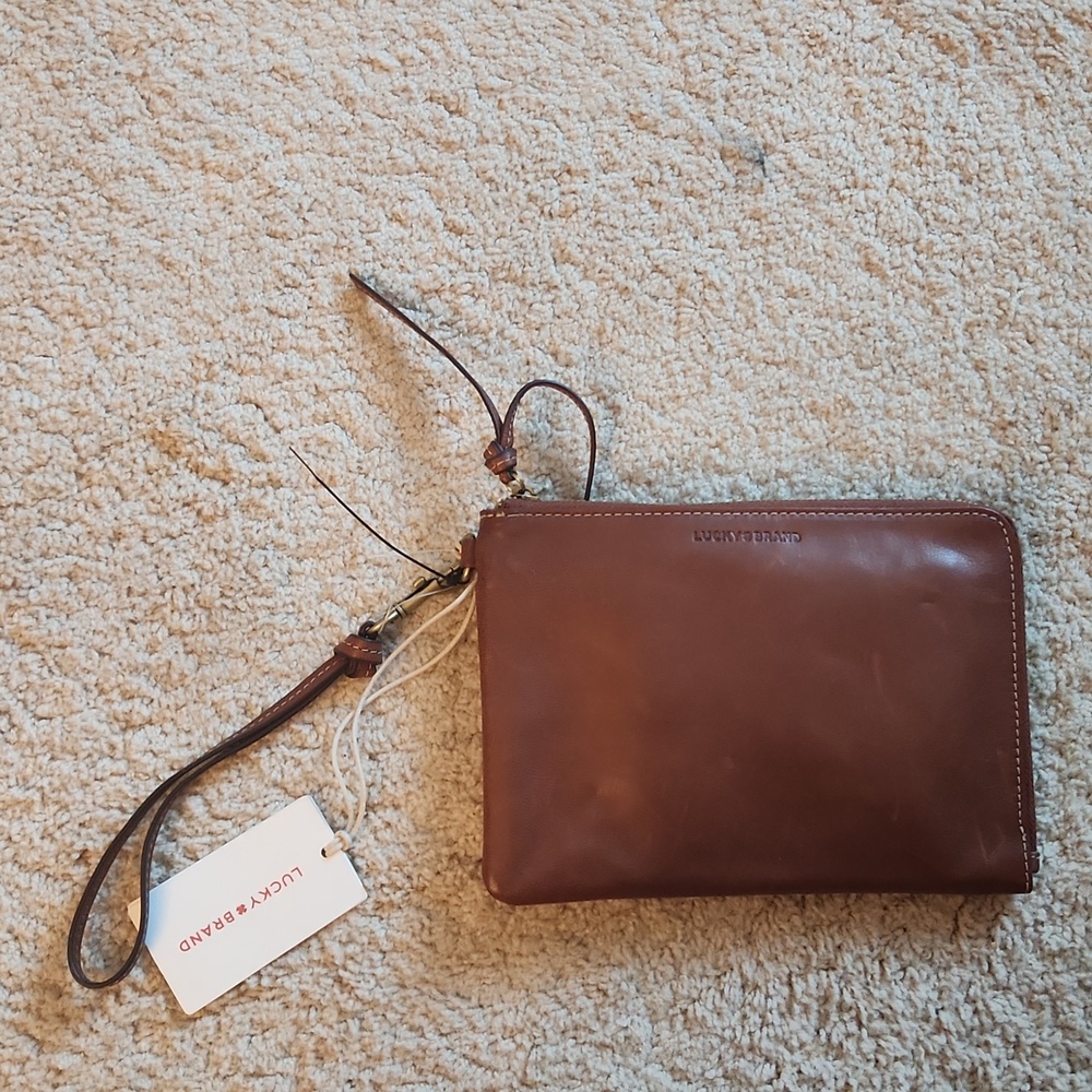 Lucky Brand wristlet with wallet